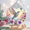 Christmas Ornament - Stained Glass Hummingbird Ornament - Christmas Home Decor - Christmas Tree Ornament - Holiday Ornament - Holiday Present Ideas - Gift Exchange